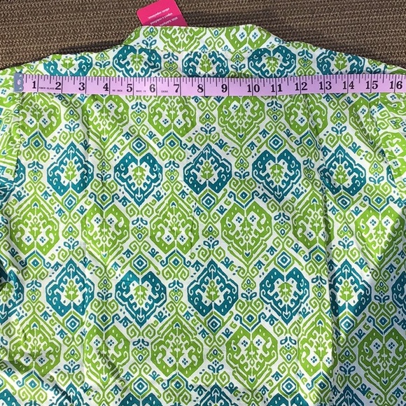 Sabhyata L Green Tunic Made in India Anthropologie NWT - Picture 9 of 10